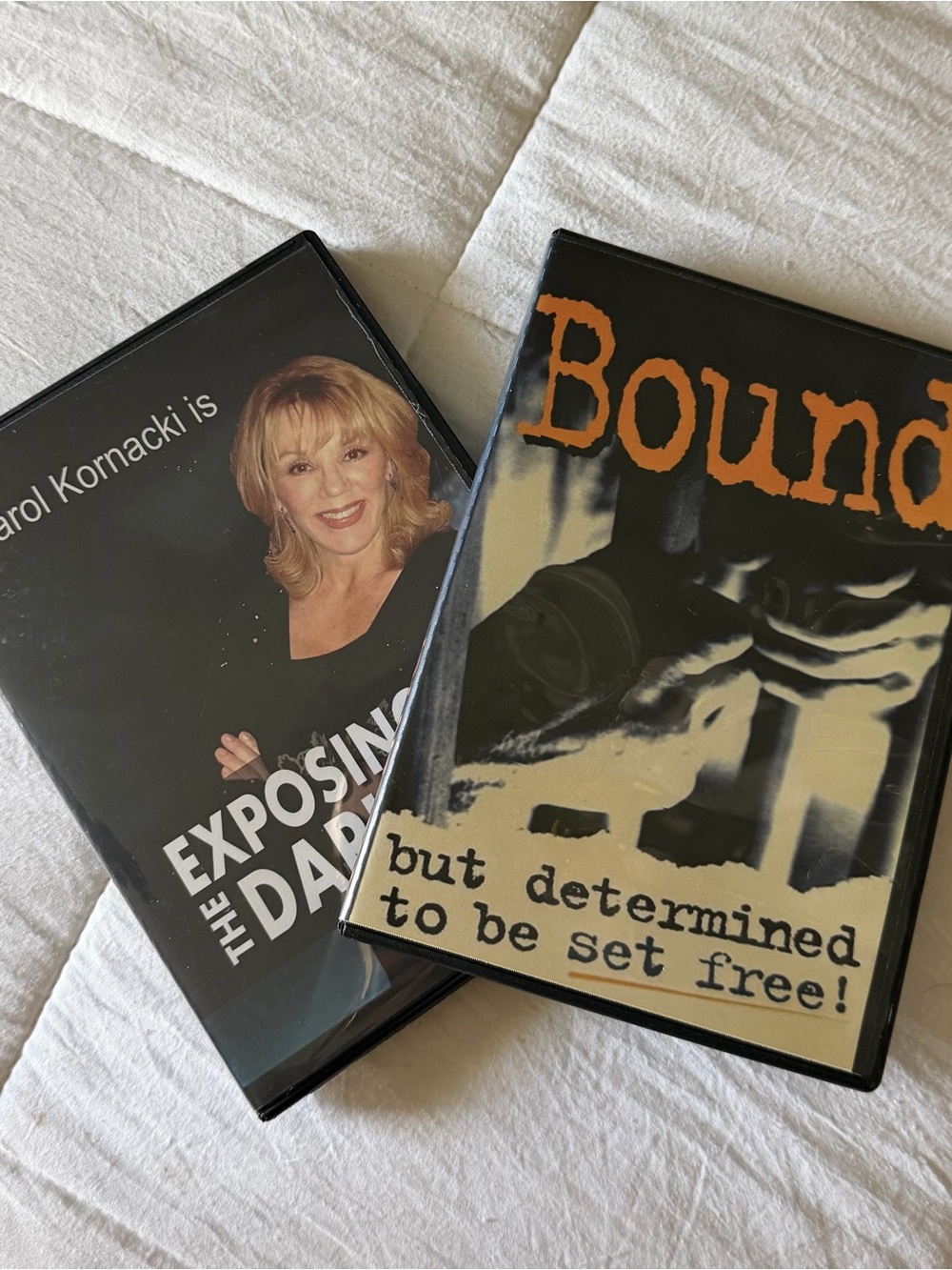 Carol Kornacki Bound; Exposing the Darkness 2 DVD Lot Bondage Witchcraft